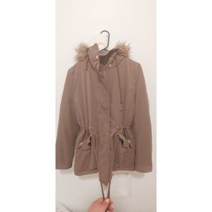 Large Fur Hooded Parka